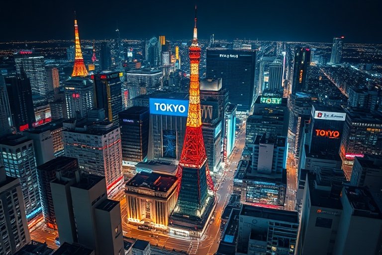 飞禽走兽影院-城市之光：东京夜景延时摄影