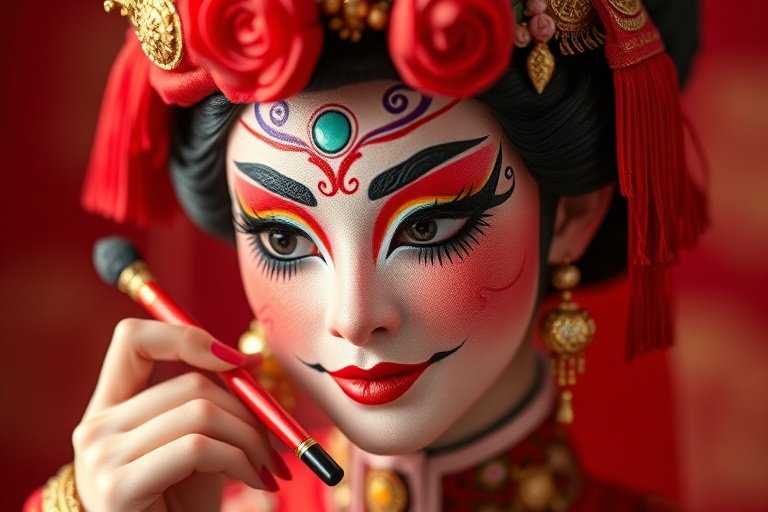 飞禽走兽影院-非遗传承：京剧脸谱绘制技艺