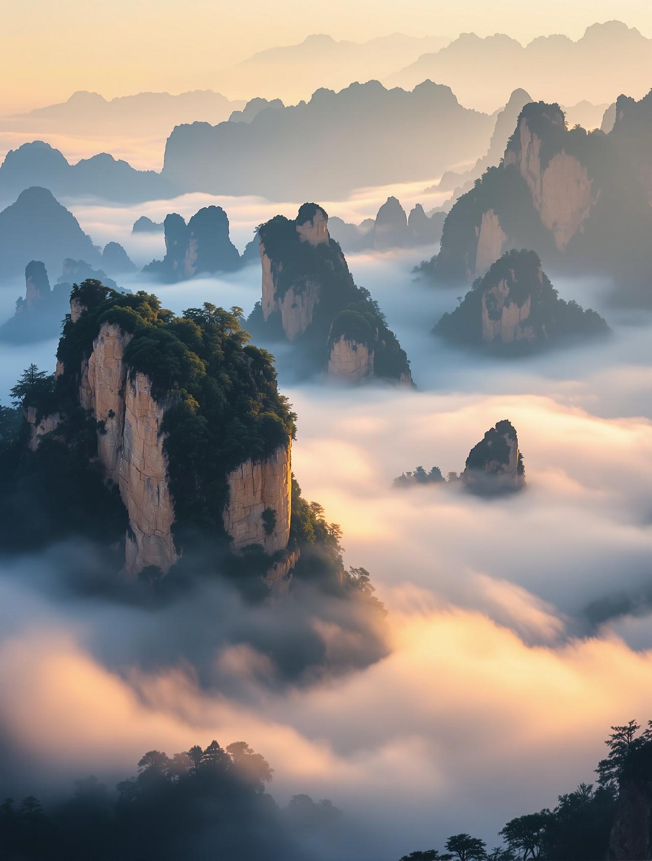 飞禽走兽影院-黄山云海：中国最美山岳4K